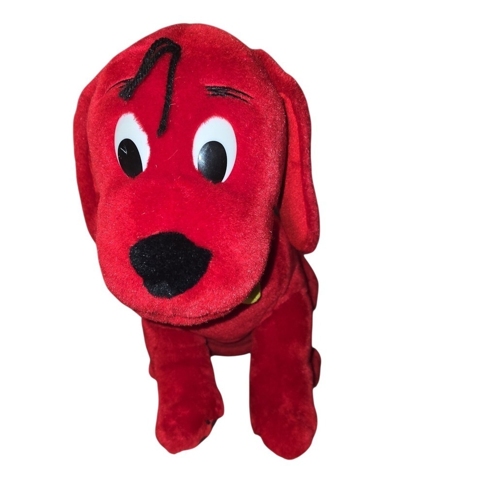 Clifford the Big Red Dog Plush Toy 2002 Scholastic Stuffed Animal Collectible‎